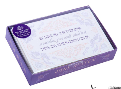 Jane Austen Foil Note Cards