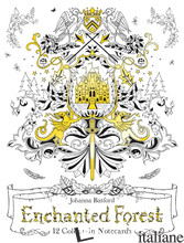 Enchanted Forest: 12 Colour-in Notecards