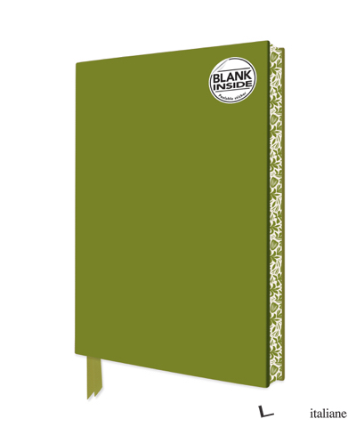 Sage Green Blank Artisan Notebook (Flame Tree Journals)