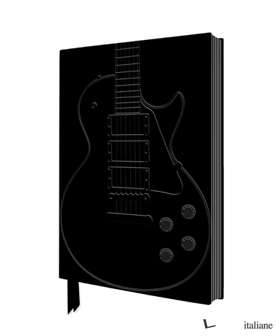 Black Gibson Guitar Artisan Art Notebook (Flame Tree Journals)