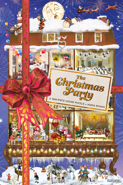 The Christmas Party A 1000-Piece Jigsaw Puzzle by Maria Rivans