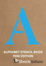 Alphabet Stencil Book mini edition (blue)