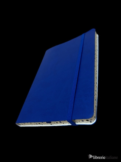 A5 Elastic PU notebook Dark blue 8077