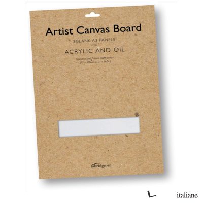 A3 Artist Canvas Board 380g cotton
