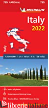 esaurito ------------Italy 2022 - Michelin National Map 735