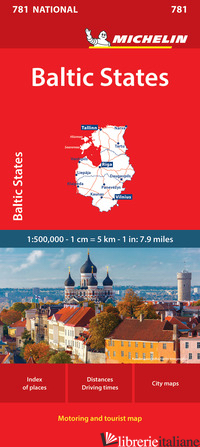 Baltic States - Michelin National Map 781