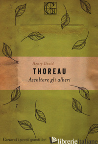 ASCOLTARE GLI ALBERI