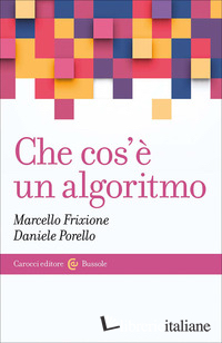 CHE COS'E' UN ALGORITMO