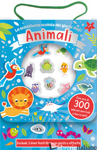 SCINTILLANTE SCATOLA DEI GIOCHI DEGLI ANIMALI. EDIZ. A COLORI. CON ADESIVI (LA)
