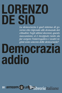 DEMOCRAZIA ADDIO