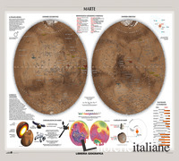 MARTE. LUNA. CARTA MURALE ASTRONOMICA
