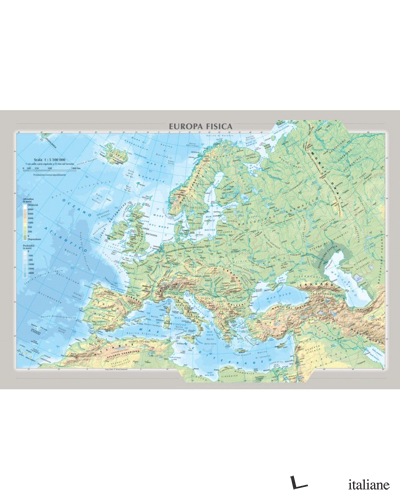 EUROPA FISICA E POLITICA (CARTA MURALE)