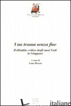 TRAMA SENZA FINE. IL DIBATTITO CRITICO DEGLI ANNI VENTI IN GIAPPONE (UNA)