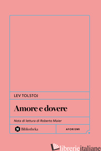 AMORE E DOVERE