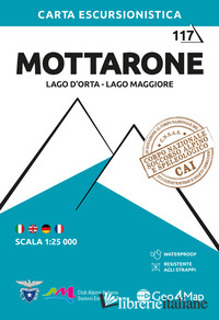 117 MOTTARONE. CARTA ESCURSIONISTICA 1:25.000