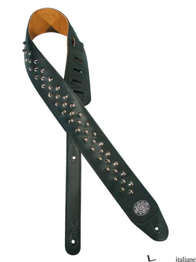 TRACOLLA PER CHITARRA  BLACK BORCHIE CONIC SIMILPELLE