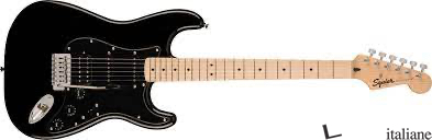CHITARRA ELETTRICA SQUIER SONIC STRATOCASTER HSS MN BLACK