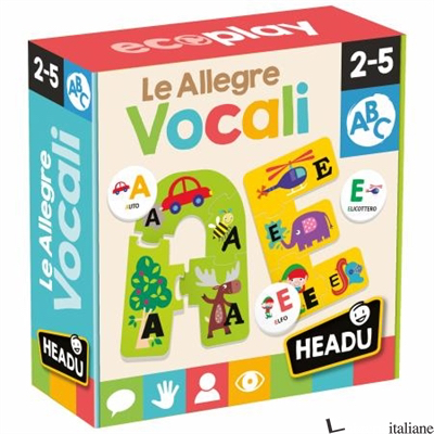 ALLEGRE VOCALI (LE) 2-5 ANNI. SCATOLA GIOCO. IT25398