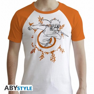 T-SHIRT - NARUTO WHITE ORANGE XXL di 