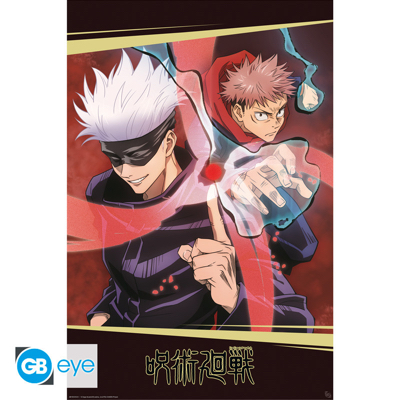 JUJUTSU KAISEN - POSTER - ITADORI E GOJO di 