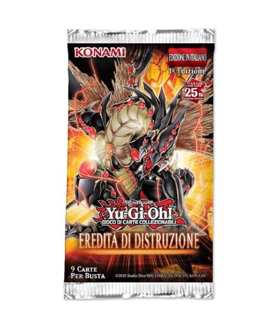 YU-GI-OH! - EREDITA' DI DISTRUZIONE - BUSTA ITA di 