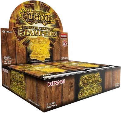 YU-GI-OH! - QUARTER CENTURY STAMPEDE - FIRST EDITION ENG BOX (24 PACKS) di 
