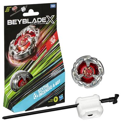 BEYBLADE X - SCYTHE INCENDIO-4 60T STARTER PACK SET di 