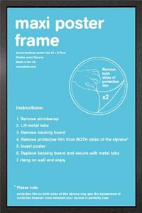 GBEYE - MDF BLACK FRAME - MAXI - 61 X 91.5CM - di 