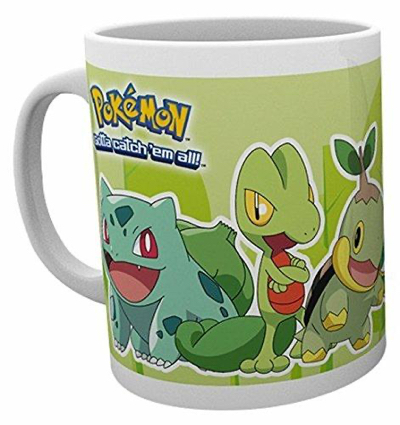 POKEMON - MUG - 320 ML - GRASS STARTERS - SUBLI - BOX di 