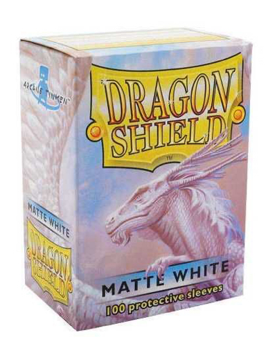 DRAGON SHIELD BUSTE PROTETTIVE STANTARD DA 100 - MATTE WHITE di 