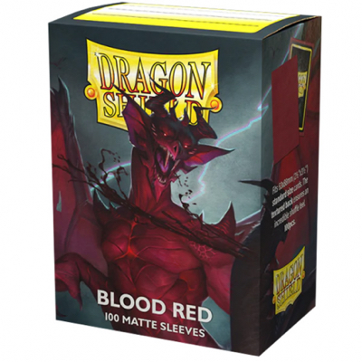 DRAGON SHIELD BUSTE PROTETTIVE STANTARD MATTE DA 100 - BLOOD RED di 