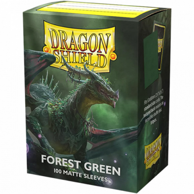 DRAGON SHIELD BUSTE PROTETTIVE STANTARD MATTE DA 100 - FOREST GREEN di 