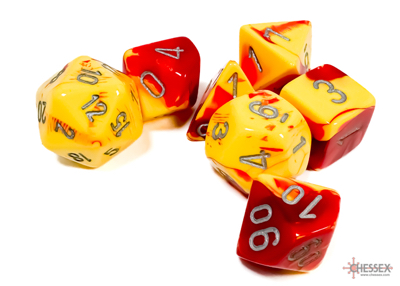 DADI CHESSEX GEMINI POLYHEDRAL - CHX26450 di 
