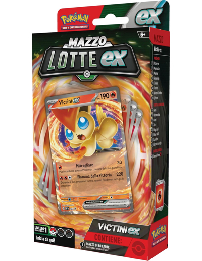 POKEMON - MAZZO LOTTE EX - MIRAIDON EX E VICTINI EX 