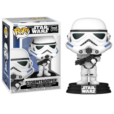 STAR WARS: NEW CLASSIC - POP FUNKO VINYL FIGURE 598 STORMTROOPER 9CM di 18,9