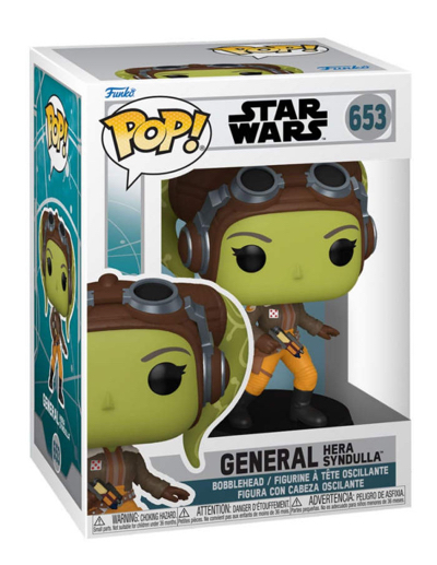 STAR WARS: AHSOKA - POP FUNKO VINYL FIGURE 653 GENERAL HERA 9CM di 18,9