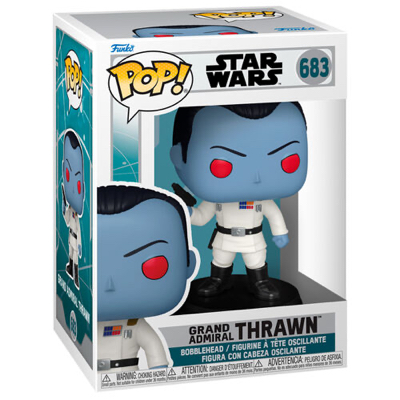 STAR WARS: ASHOKA - POP FUNKO VINYL FIGURE 683 ADMIRAL THRAWN 9CM di 18,9