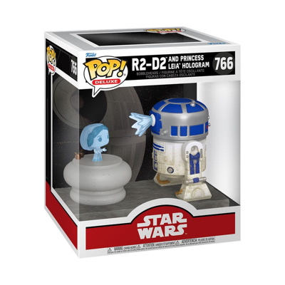 FUNKO POP! DELUXE: SWS9-R2/D2 WITH LEILA di 