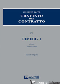 TRATTATO DEL CONTRATTO - GENTILI A. (CUR.)