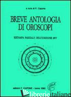 BREVE ANTOLOGIA DI OROSCOPI - CAPONE F. (CUR.)