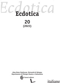 ECDOTICA (2023). VOL. 20 - 