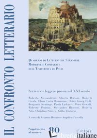 CONFRONTO LETTERARIO. QUADERNI DI LETTERATURE STRANIERE MODERNE E COMPARATE DELL - MAZZOCCHI G. (CUR.); PINTACUDA C. (CUR.); BUSATO A. (CUR.); FASCELLA A. (CUR.)