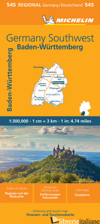 GERMANY SOUTHWEST 1:300.000 - 
