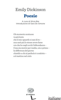 POESIE - DICKINSON EMILY