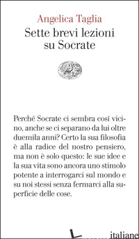 SETTE BREVI LEZIONI SU SOCRATE - TAGLIA ANGELICA