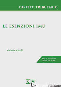 ESENZIONI IMU (LE) - MACALLI MICHELA