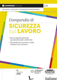 COMPENDIO DI SICUREZZA SUL LAVORO - AAVV