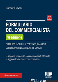 FORMULARIO DEL COMMERCIALISTA - GAVELLI GIANMARIA