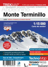 MONTE TERMINILLO. CARTA DEI SENTIERI - 