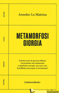 METAMORFOSI GIORGIA - LA MATTINA AMEDEO